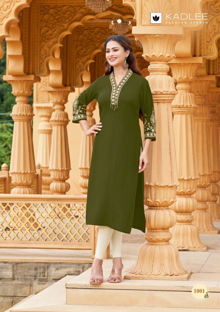 Beautiful Kadlee Ladlee Vol 2 Rayon With Thread Work Kurti Collection Wholesale 2026