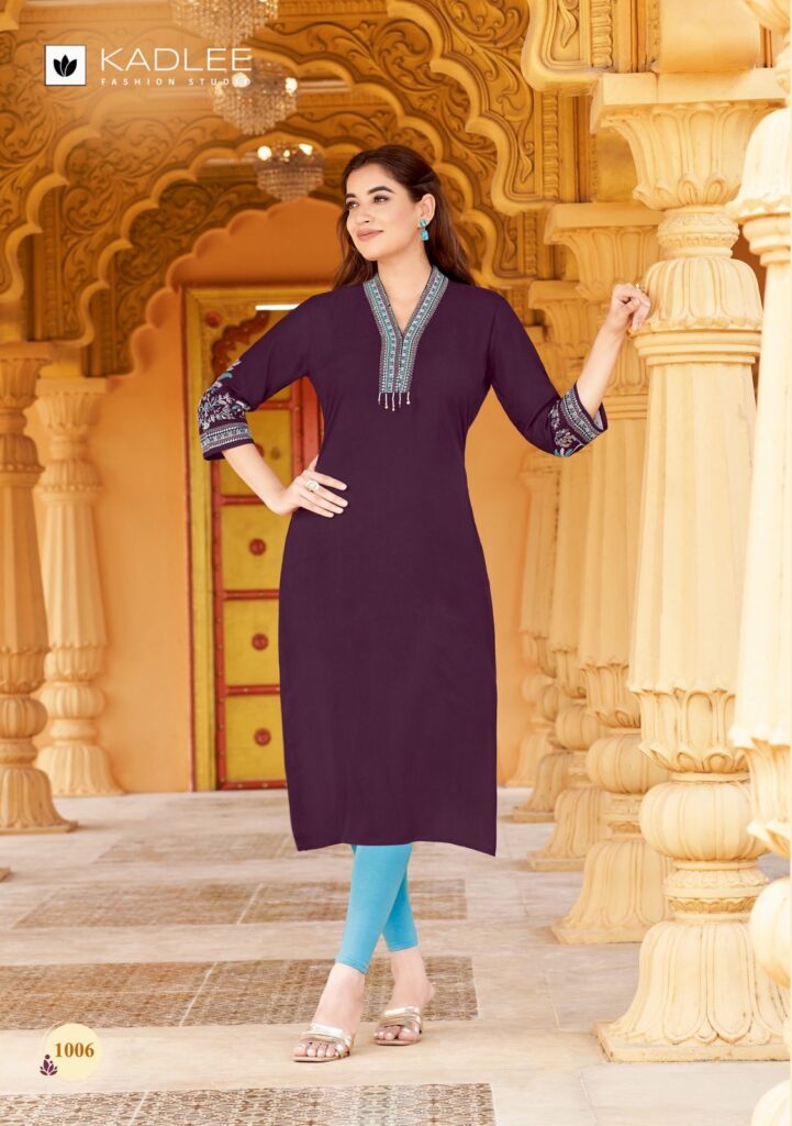 Beautiful Kadlee Ladlee Vol 2 Rayon With Thread Work Kurti Collection Wholesale 2026