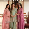 Eba Chahat Shimmer With Beats Work Designer Top Bottom And Dupatta Collection Wholesale