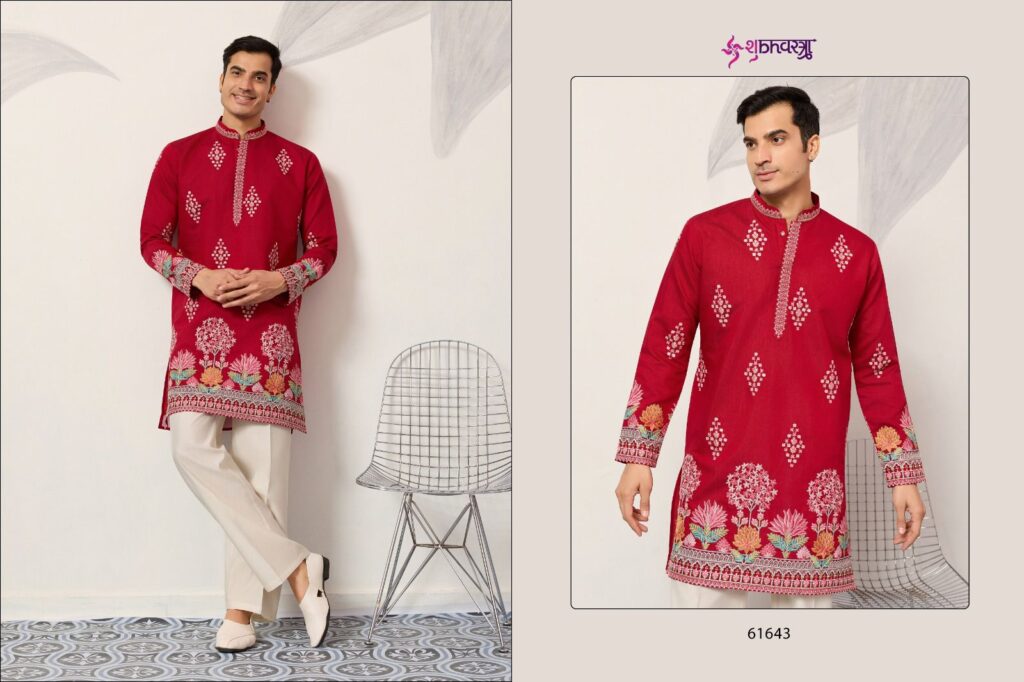 Latest Shubhvastra The Grand Kurta Viscose Silk Thread Work Kurta And Pant Collection Wholesale 2026
