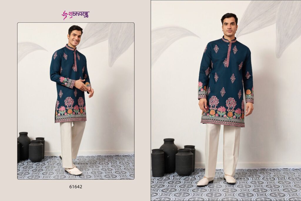 Latest Shubhvastra The Grand Kurta Viscose Silk Thread Work Kurta And Pant Collection Wholesale 2026