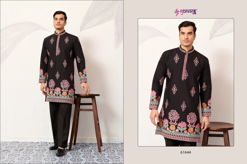 Latest Shubhvastra The Grand Kurta Viscose Silk Thread Work Kurta And Pant Collection Wholesale 2026