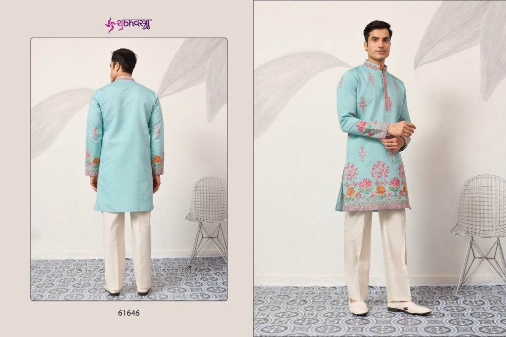 Latest Shubhvastra The Grand Kurta Viscose Silk Thread Work Kurta And Pant Collection Wholesale 2026