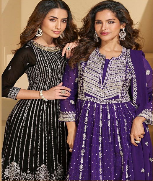 Sargam Super Hit 10004 Series Georgette Salwar Kameez Collection Wholesale