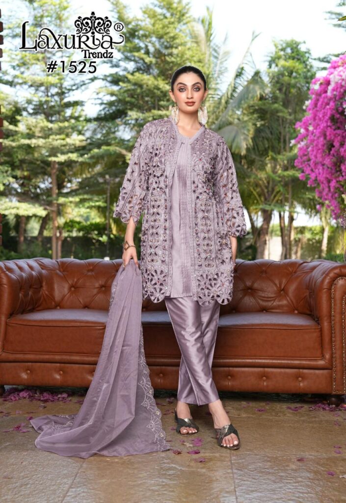 Stylish Luxury Pret 1525 Tunic Stylist & Pant Collection Wholesale 2026