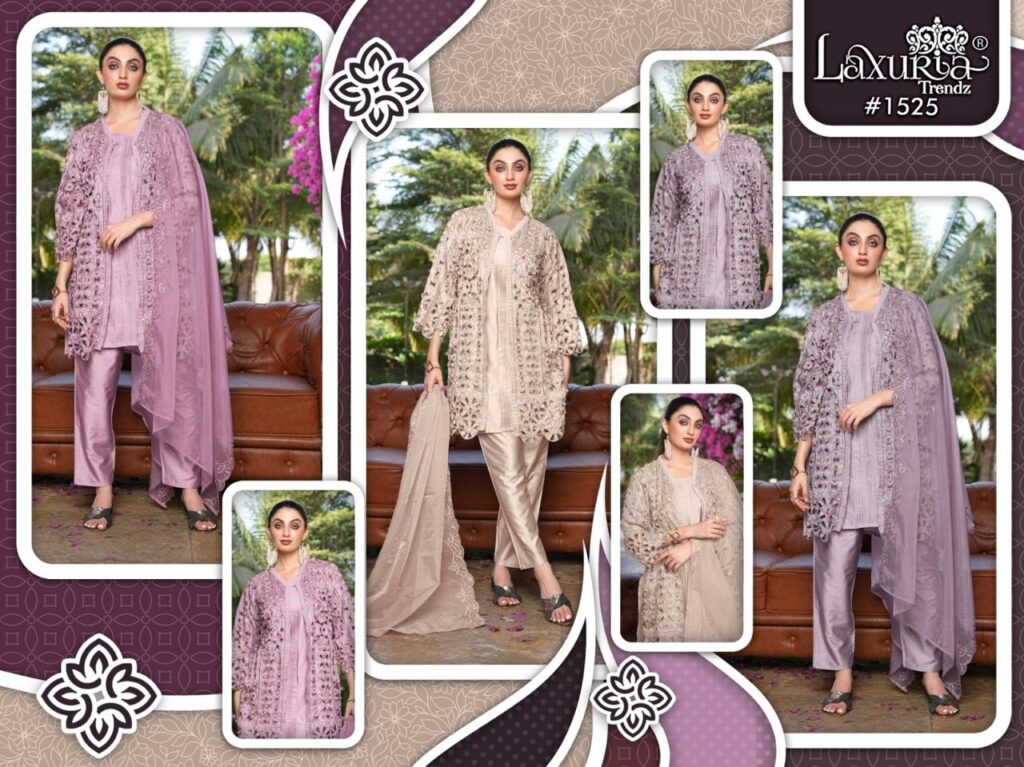 Stylish Luxury Pret 1525 Tunic Stylist & Pant Collection Wholesale 2026