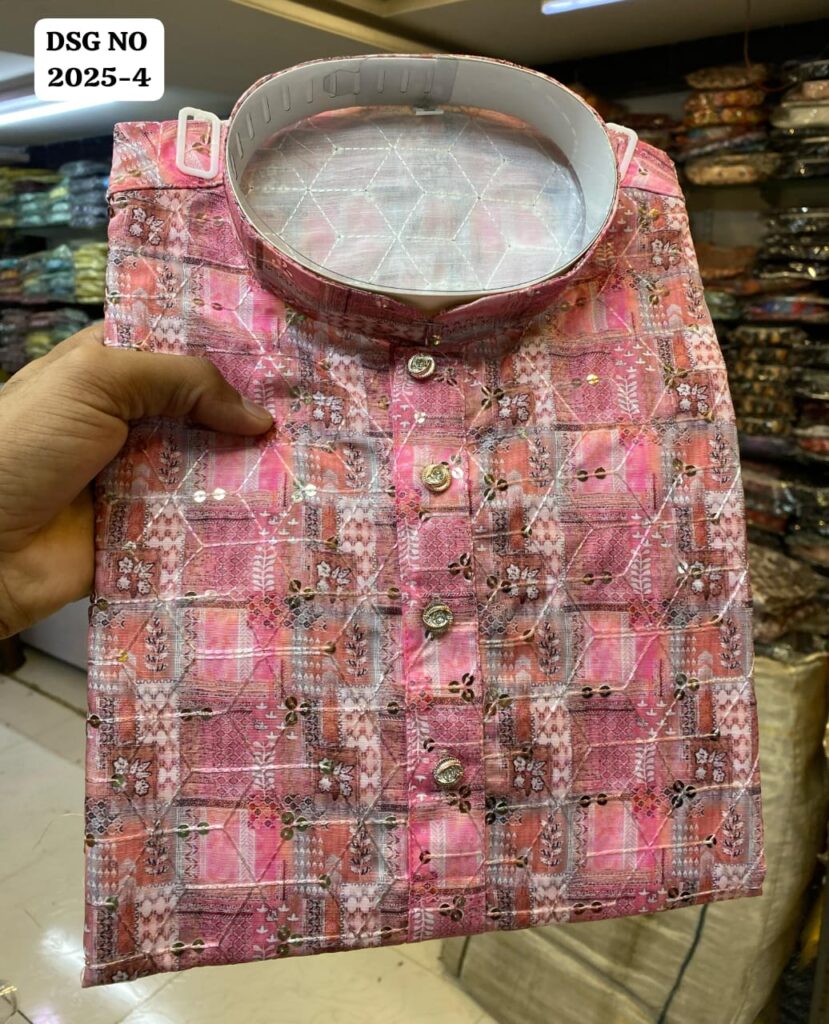 Latest Lekha Mald 13 Linen Position Printed Wedding Special Mens Kurta Wholesale 2026