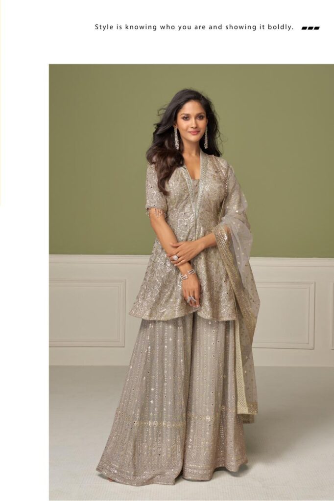 Launching Gulkayra Aashvi Georgette With Embroidery Work Top Bottom And Dupatta Wholesale 2026