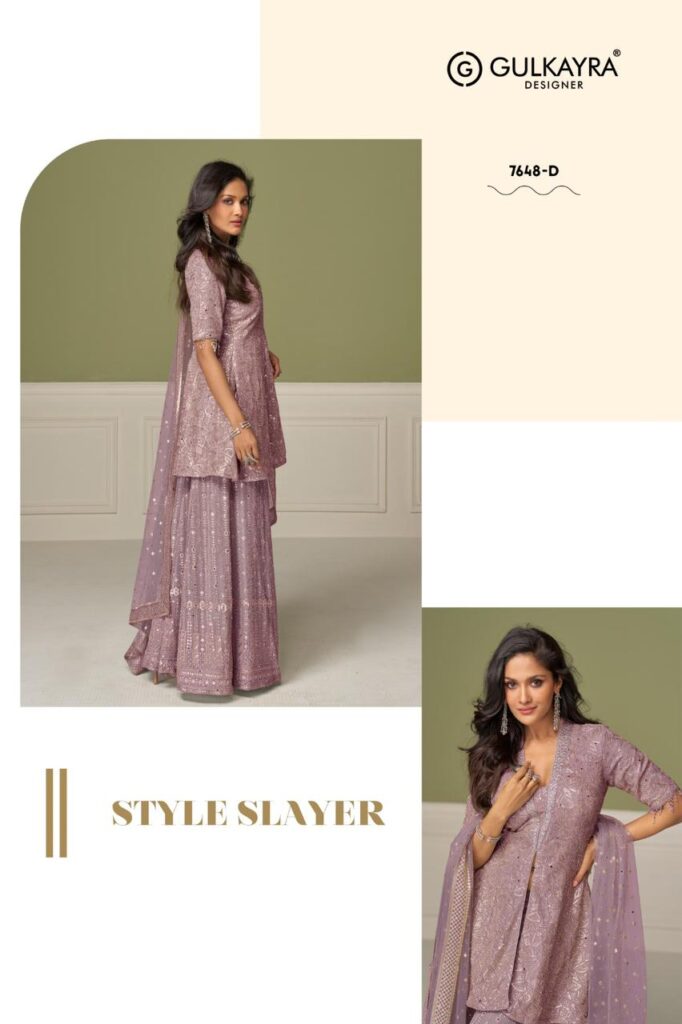 Launching Gulkayra Aashvi Georgette With Embroidery Work Top Bottom And Dupatta Wholesale 2026