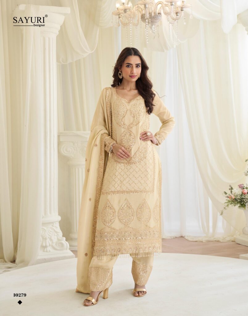 Buy Sayuri Ruhaniyat Simar Silk Pakistani Style Top Plazzo With Dupatta Wholesale 2026