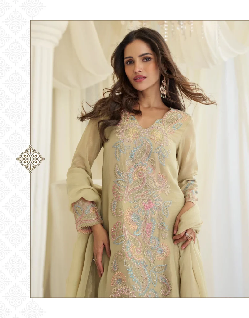 Buy Sayuri Ruhaniyat Simar Silk Pakistani Style Top Plazzo With Dupatta Wholesale 2026