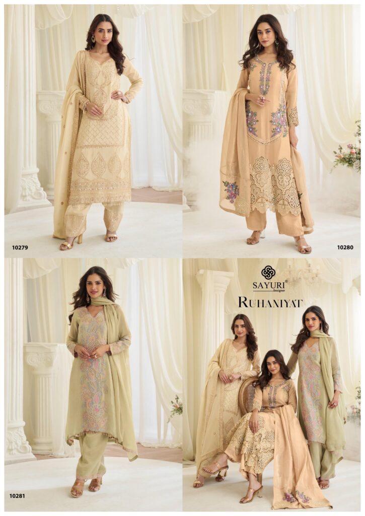 Buy Sayuri Ruhaniyat Simar Silk Pakistani Style Top Plazzo With Dupatta Wholesale 2026