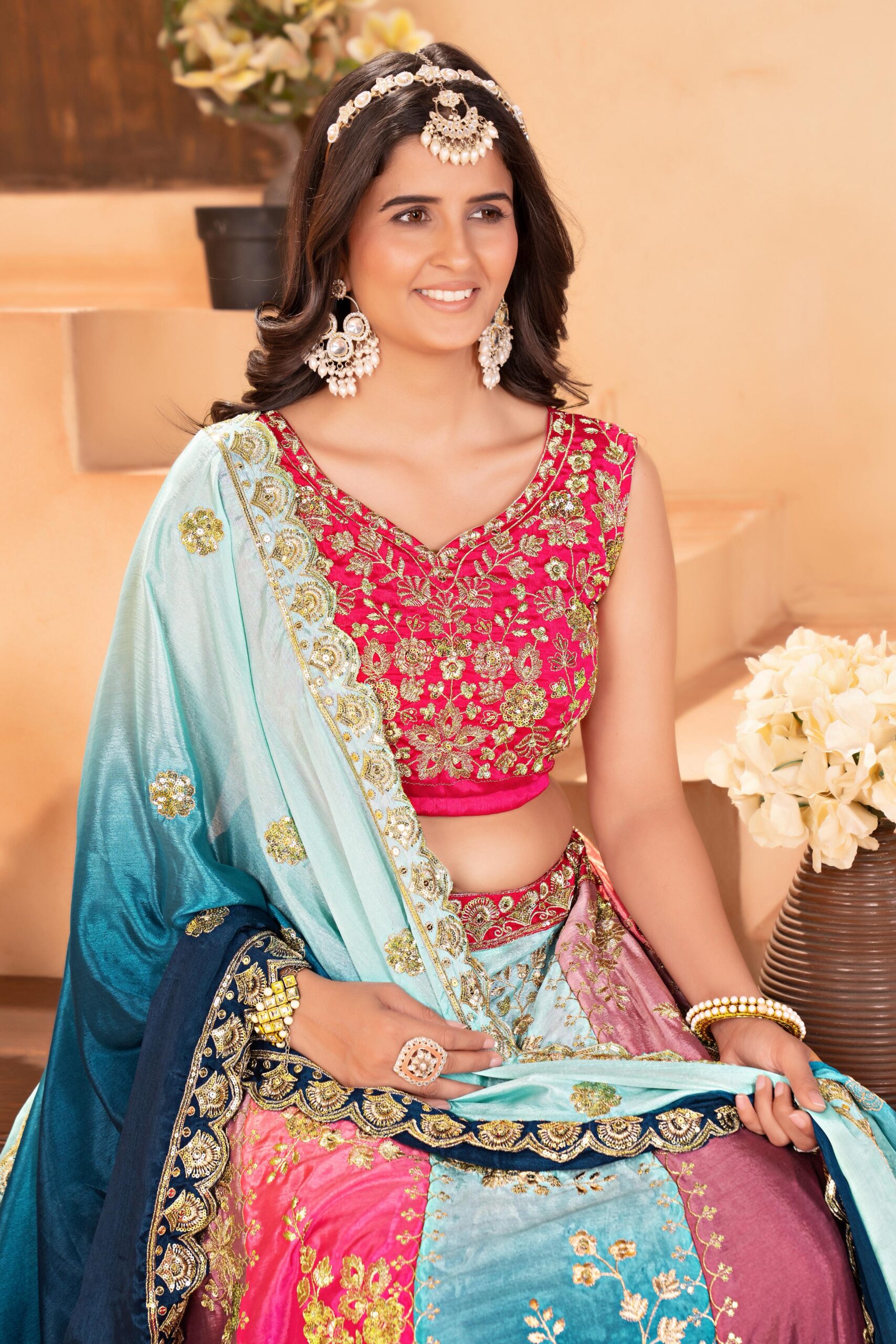 Dv 5122 Multy Colours Lehenga Designer Lehenga Choli Collection Wholesale