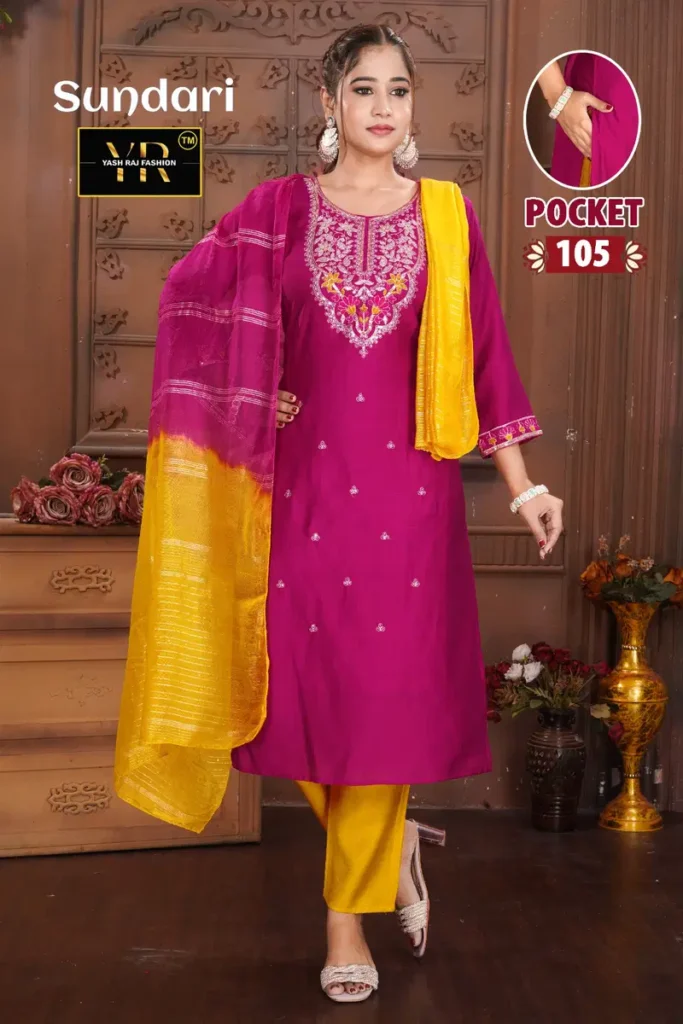 Latest Sundari Vol 1 New Heavy Vatican Designer Kurti Set Collection Wholesale 2026