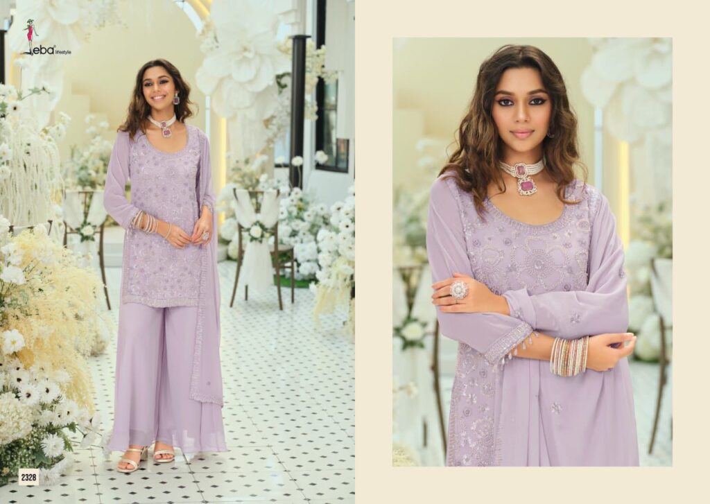 Latest Zaveri Eba Rosy Real Georgette Beats Work Readymade Dress Wholesale 2026