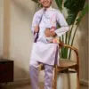 Clleora Ethnic Carnival Satin Silk Thread Work Kurta Pant And Koti Wholesale