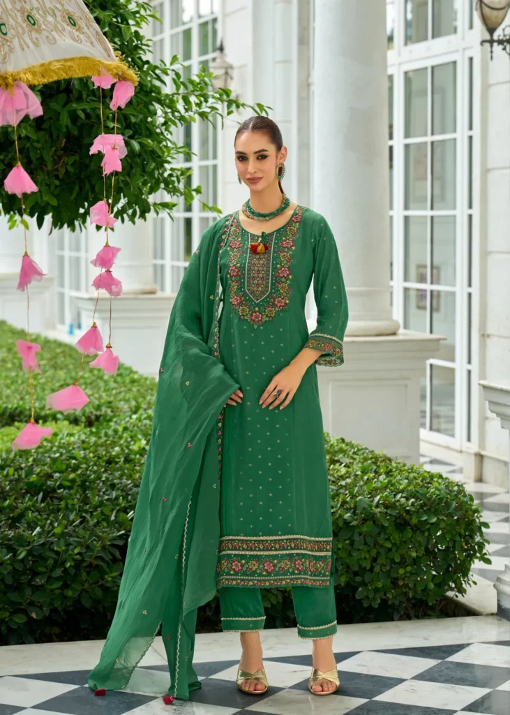 Latest Prm Sawariya Mul Chanderi Jacquard With Handwork Top Bottom And Dupatta Wholesale 2026