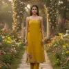 Naisha K 581 Cotton Flex With Embroidery Work Kurti And Pant Collection Wholesale
