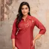 Naisha K 619 Roman Silk With Handwork Stylish Wear Co Ord Set Collection Wholesale