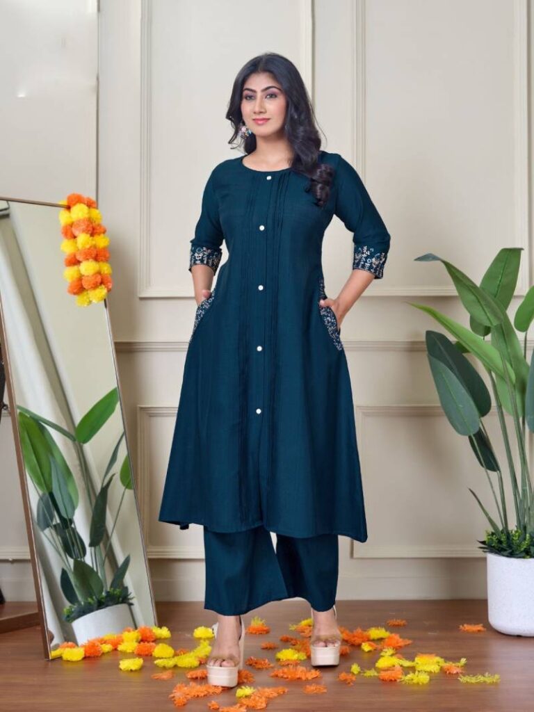 Stylish Naisha K 363 Vetican Work Casual Wear Kurti Pant Collection Wholesale 2026