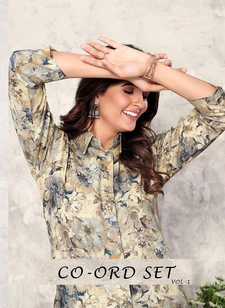 Moksh  Co ord Set  Vol 1  Readymade Set Collection Wholesale