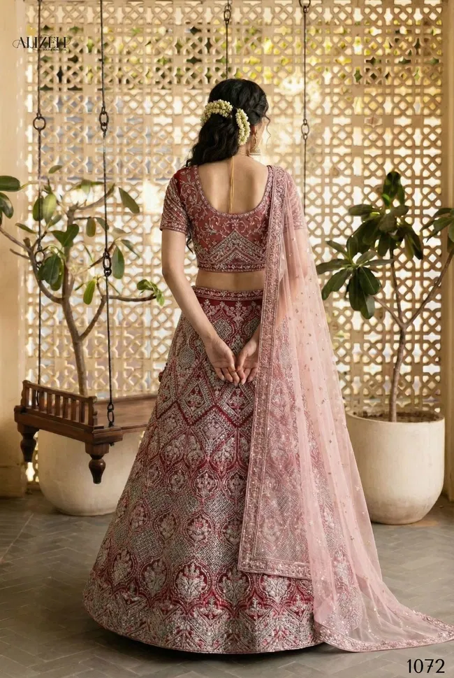 Launching Alizeh Shades 1072 Heavy Butterfly Net Lehenga Choli Wholesale 2026
