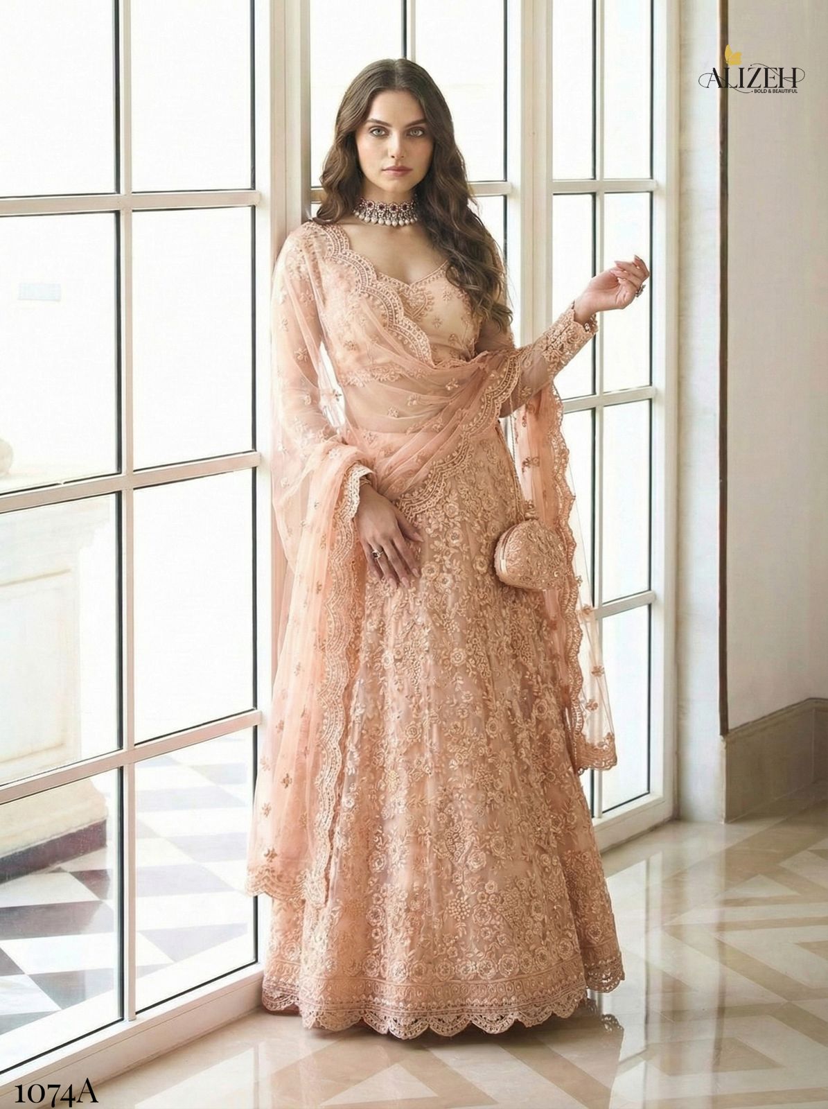 Latest Alizeh Bridal Heritage 1074 Colours Butterfly Net Designer Lehenga Choli Collection Wholesale 2026