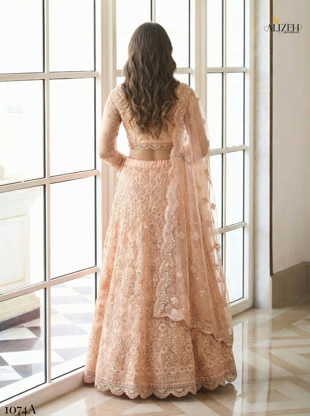 Latest Alizeh Bridal Heritage 1074 Colours Butterfly Net Designer Lehenga Choli Collection Wholesale 2026