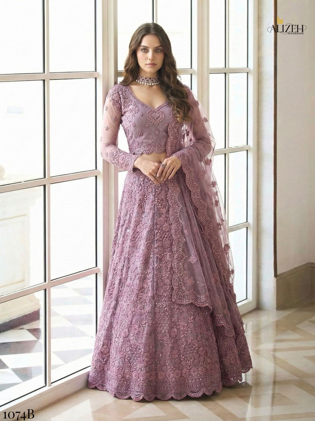 Latest Alizeh Bridal Heritage 1074 Colours Butterfly Net Designer Lehenga Choli Collection Wholesale 2026