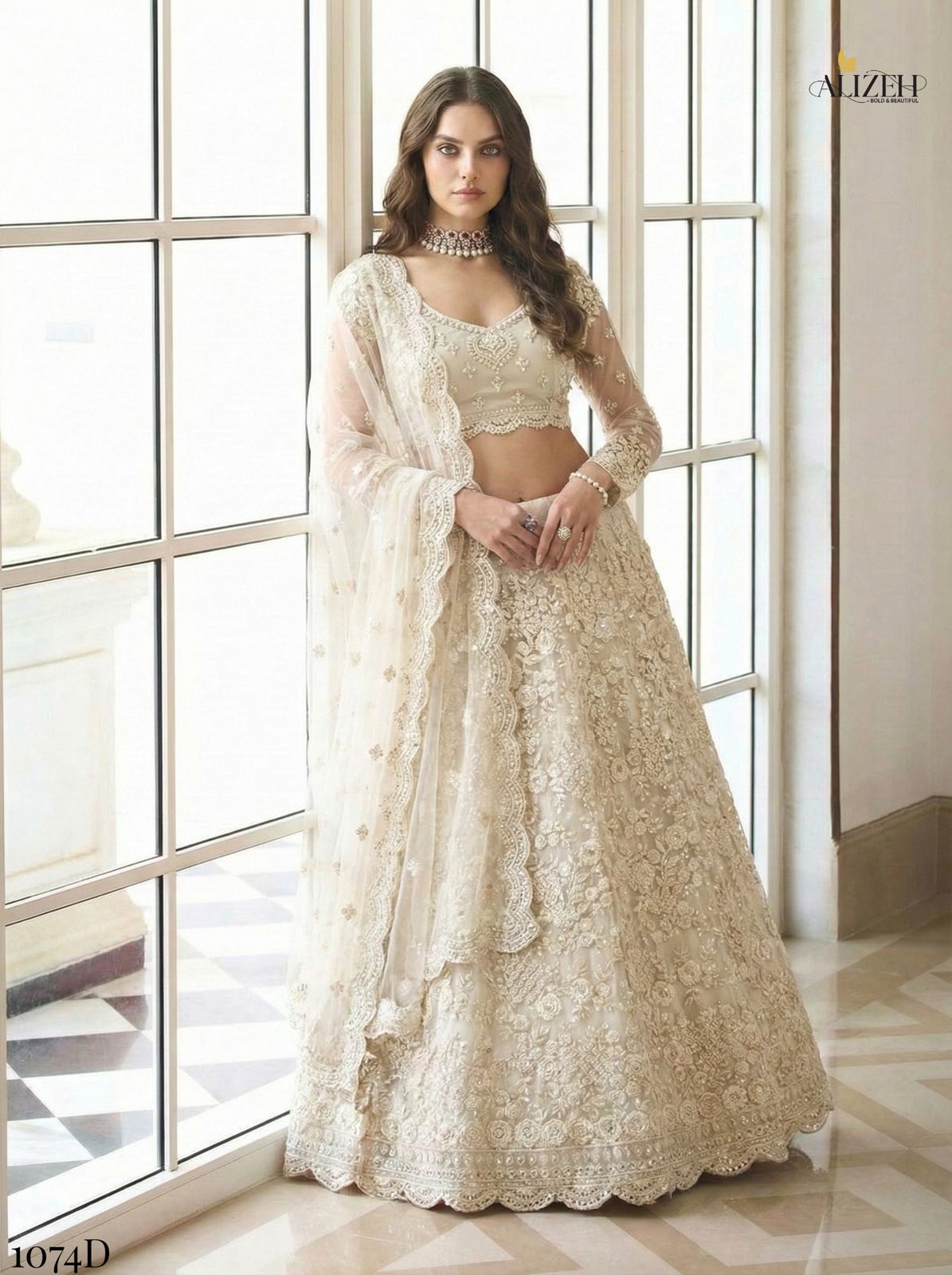 Latest Alizeh Bridal Heritage 1074 Colours Butterfly Net Designer Lehenga Choli Collection Wholesale 2026
