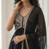 Alizeh 7062 To 7065 Georgette With Stylish Wear Top Bottom And Dupatta Wholesale