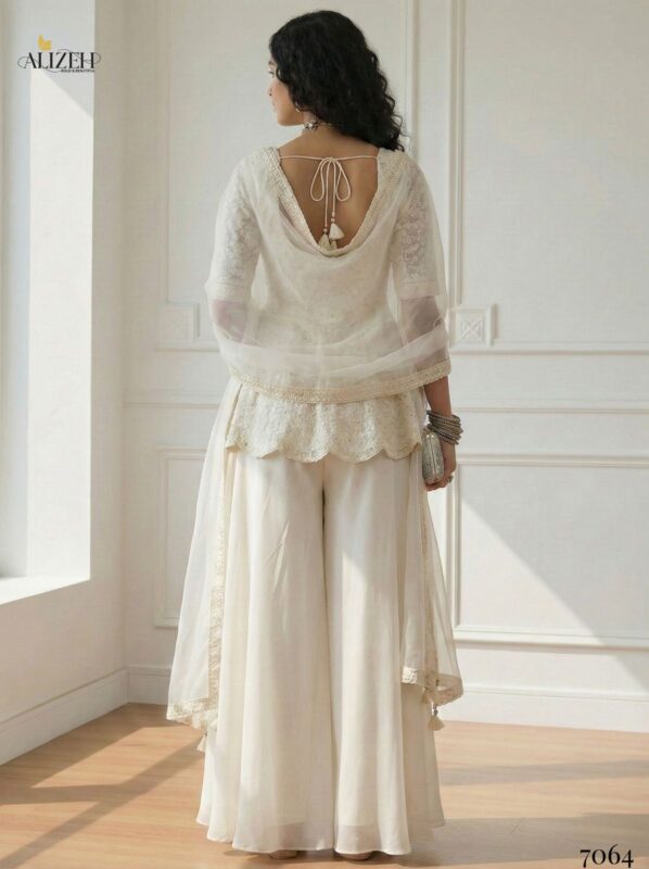 Stylish Alizeh 7062 To 7065 Georgette With Stylish Wear Top Bottom And Dupatta Wholesale 2026