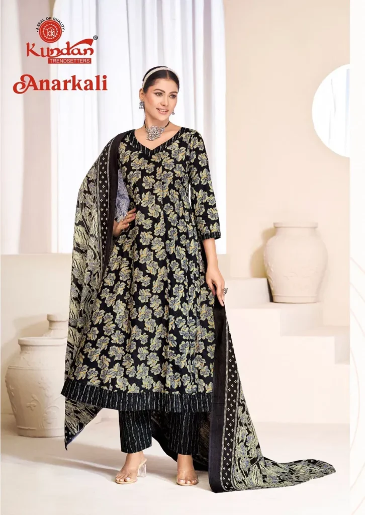 Latest Kundan Anarkali Vol 1 Cotton Anarkali Style Kurti Pant With Dupatta Wholesale 2026