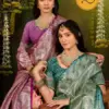 Saroj Navya Satin Saroski Vol 1 Silk Festival Saree Collection Wholesale