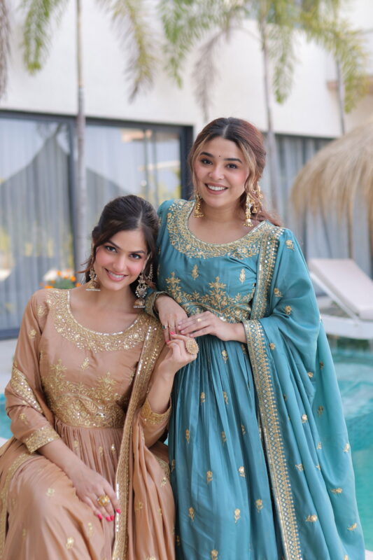 Buy Lekha KA 1233 Silk Sequins Embroidery Top Sharara With Dupatta Wholesale 2026 6 Buy Lekha KA 1233 Silk Sequins Embroidery Top Sharara With Dupatta Wholesale 2026