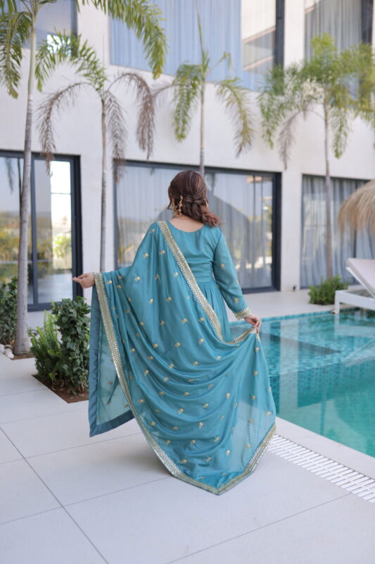 Buy Lekha KA 1233 Silk Sequins Embroidery Top Sharara With Dupatta Wholesale 2026 10 Buy Lekha KA 1233 Silk Sequins Embroidery Top Sharara With Dupatta Wholesale 2026
