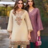 Lily And Lali Jasleen Viscose Simmer Silk Handwork With Embroidery Co Ord Set Wholesale