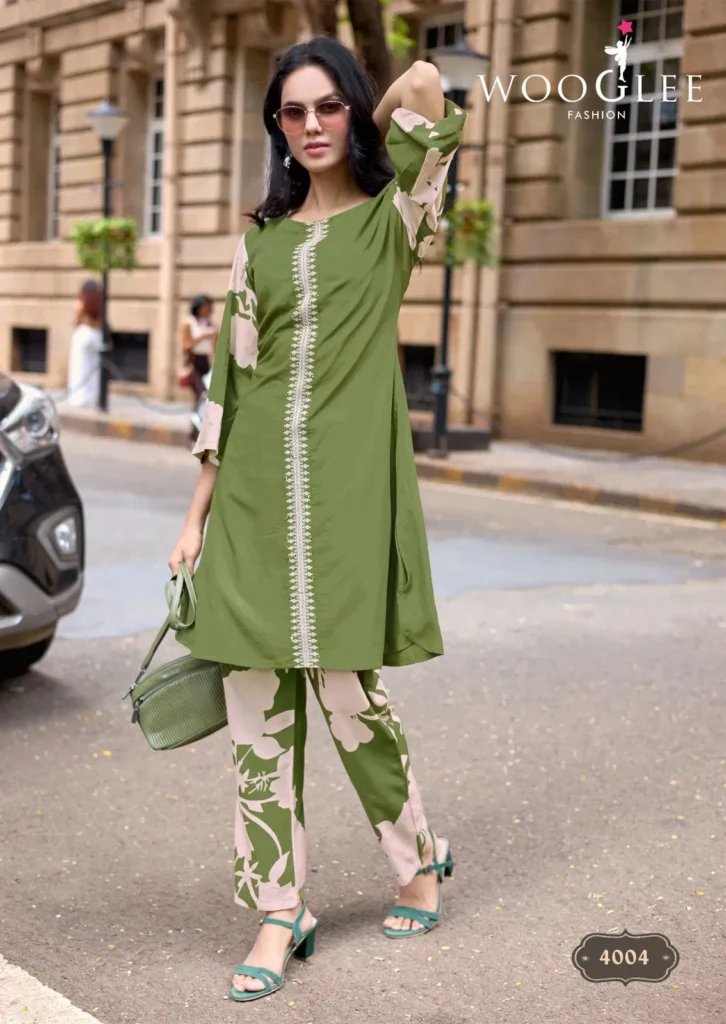 Stylish Wooglee Yanaa Rayon With Threadwork Top And Bottom Collection Wholesale 2026