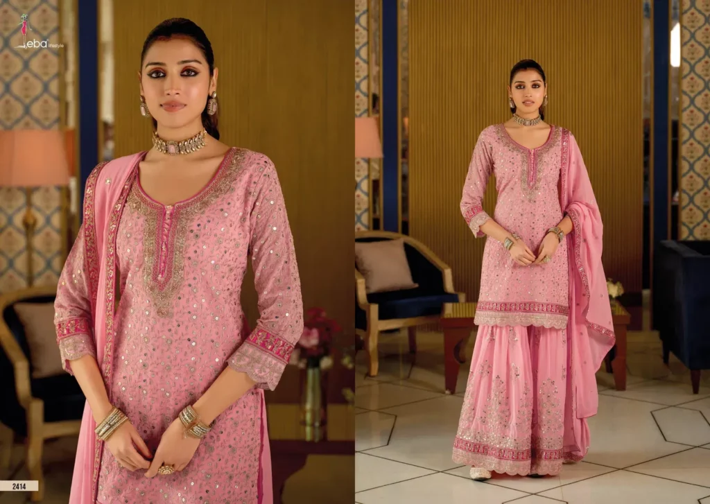 Latest Eba Armani Vol 8 Georgette With Work Designer Salwar Kameez Wholesale 2026