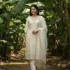 Navya Kurti 211 Party Wear Embroidery Worked Jacuqard Kurti with Pant and Dupatta Set Wholesale