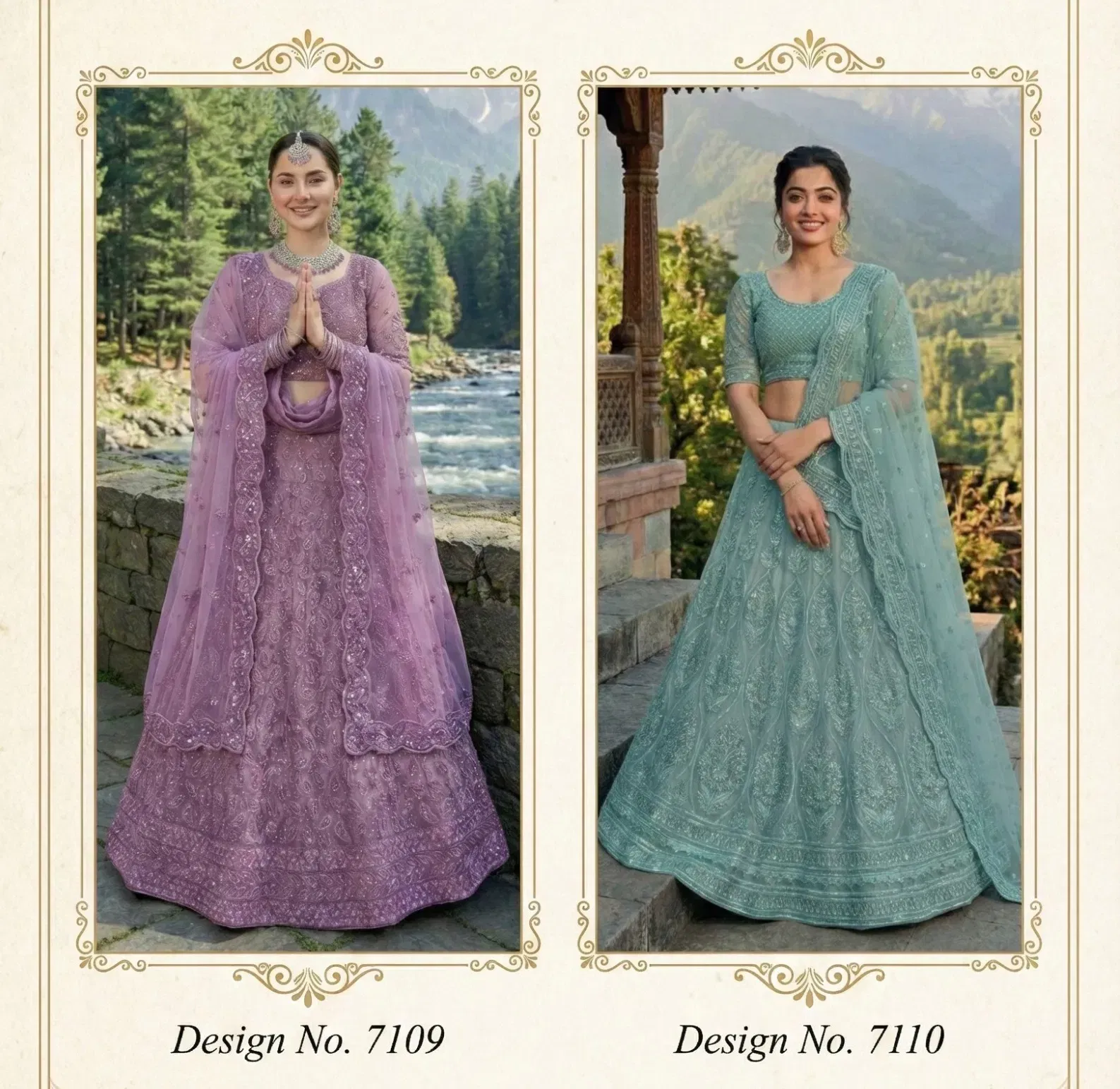 Launching Senhora Summer 7109 And 7110 Butterfly Net Embroidered Lehenga Choli Wholesale 2026