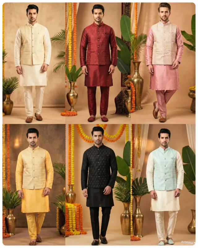 Beautiful Manyavar Nx Vol 1 Silk Festival Wear Kurta Pant And Koti Collection Wholesale 2026