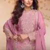 Gulkayra Nazakat Chinon With Embroidery Work Top Bottom And Dupatta Wholesale