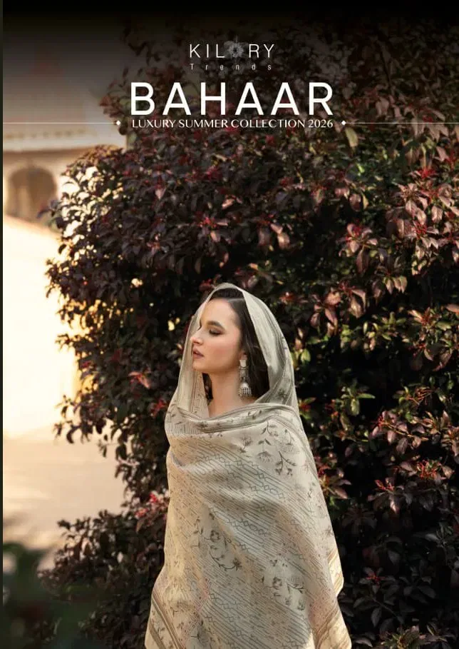 Kilory Bahaar Chanderi Digital Foil Print With Work Salwar Kameez Wholesale