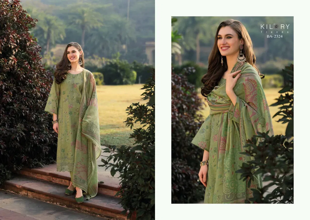 Beautiful Kilory Bahaar Chanderi Digital Foil Print With Work Salwar Kameez Wholesale 2026