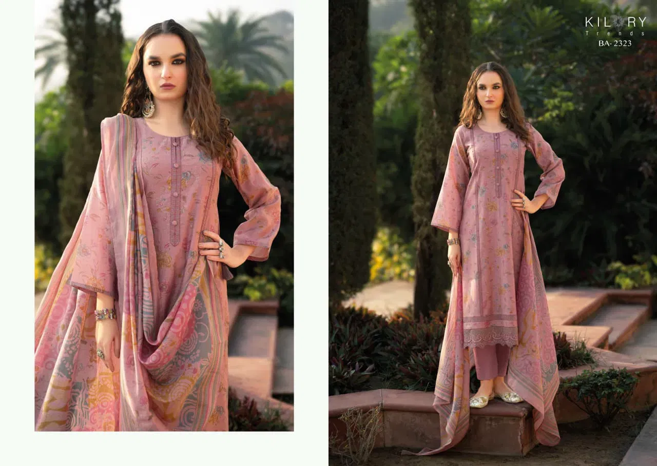 Beautiful Kilory Bahaar Chanderi Digital Foil Print With Work Salwar Kameez Wholesale 2026