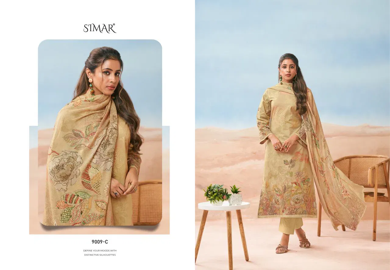 Beautiful Glossy Simar Nehmat Lawn Cotton Digital Print With Work Salwar Kameez Wholesale 2026
