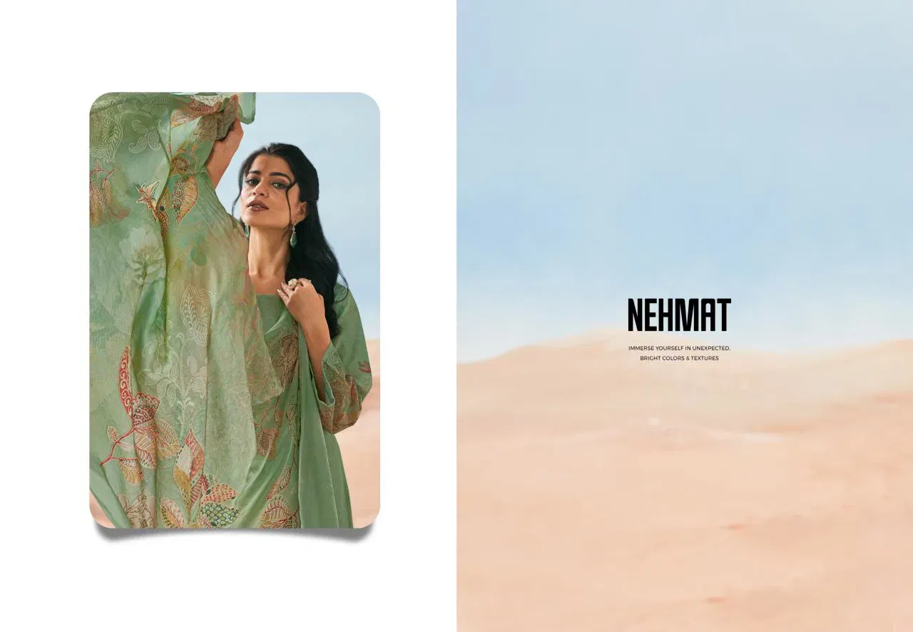 Beautiful Glossy Simar Nehmat Lawn Cotton Digital Print With Work Salwar Kameez Wholesale 2026