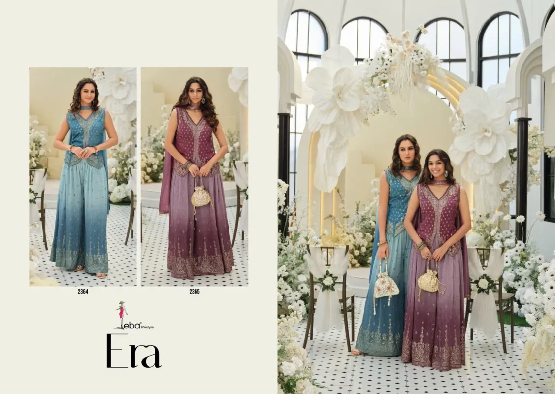 Stylish Eba Era Viscose With Embroidery Work Top Bottom And Dupatta Collection Wholesale 2026