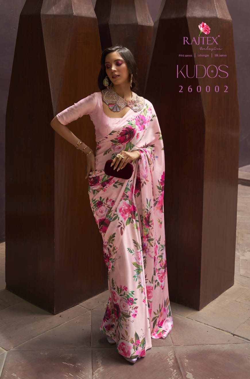 Stylish Rajtex Kudos Digital Print Saree Collection Wholesale 2026